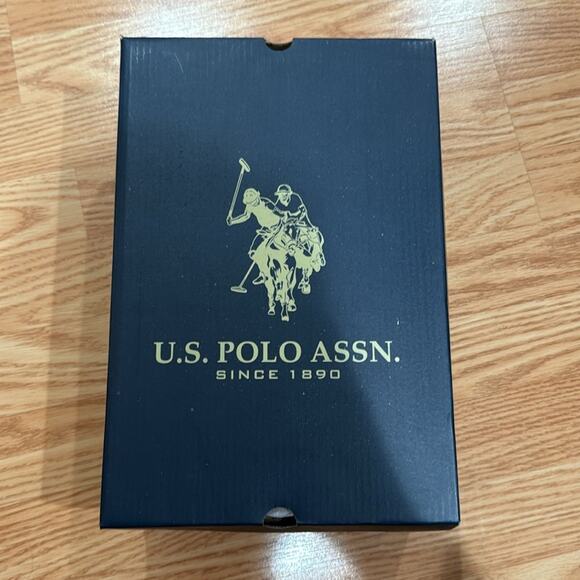 U.S. Polo Ass  Black Heather Grey Memory Foam Slip-On Sneakers - Picture 8 of 9